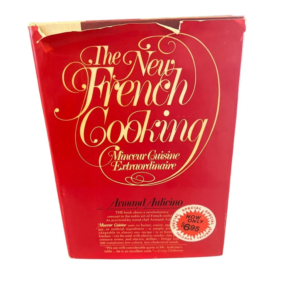 Vintage Cookbooks New French Cooking (1976) & Thoughts for Buffets (1958)